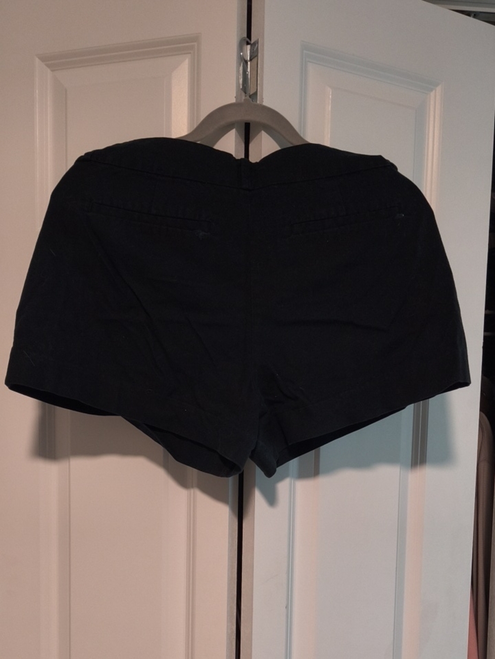 Banana Republic Black Tailored Linens Shorts